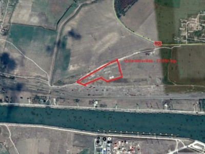 Medgidia, teren INTRAVILAN industrial, 22.850 mp.